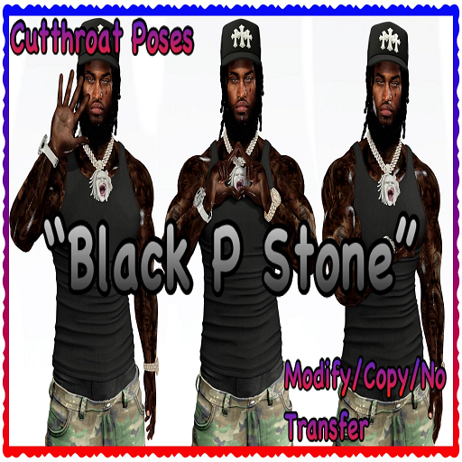 Second Life Marketplace [ CUTTHROAT ] Black P Stone